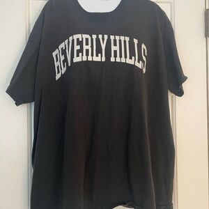 Boohoo oversized Beverly Hills T-Shirt